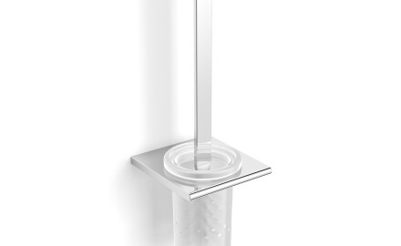 MILANO – Wall-mounted toilet brush / chrome