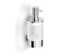 MEGAN – Liquid soap dispenser / chrome, frosted glass