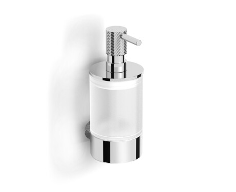 MEGAN – Liquid soap dispenser / chrome, frosted glass