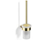 MEGAN – Wall-mounted toilet brush / brushed champagne gold