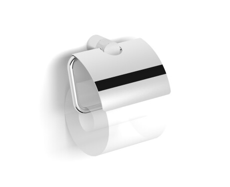 MEGAN – Toilet roll holder / with cover / chrome