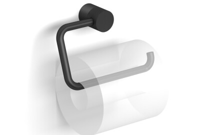 MEGAN – Toilet roll holder / swivelling, without cover / matt black