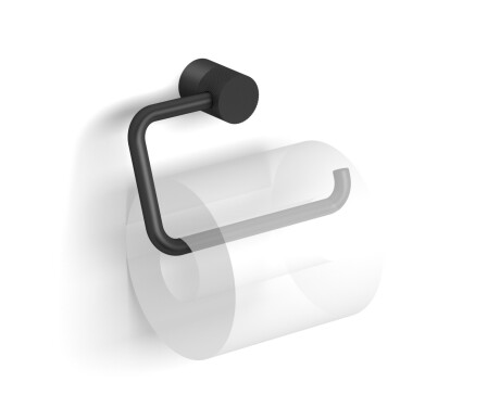 MEGAN – Toilet roll holder / swivelling, without cover / matt black