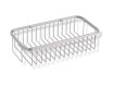 Basket 30x14x9 / brushed steel