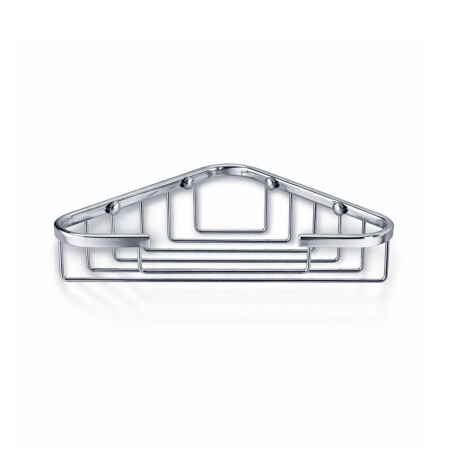 Corner soap dish 19x19x6 / chrome #1