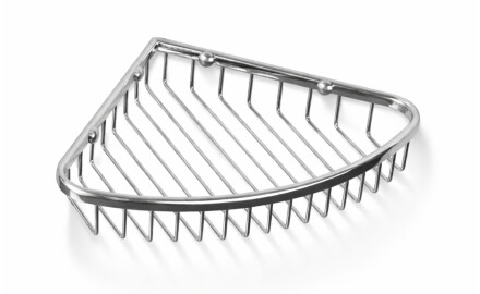Corner basket 20x20x4 / chrome