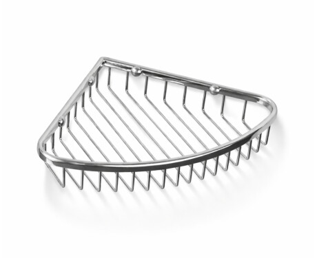 Corner basket 20x20x4 / chrome