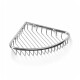 Corner basket 20x20x4 / chrome #1