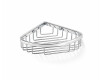 Corner basket 12x12x3 / chrome