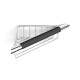 Corner basket / chrome / with a black non-slip handle #1