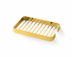 Basket 16x10x2 / wide frame / glossy gold