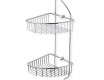 Double corner basket / chrome