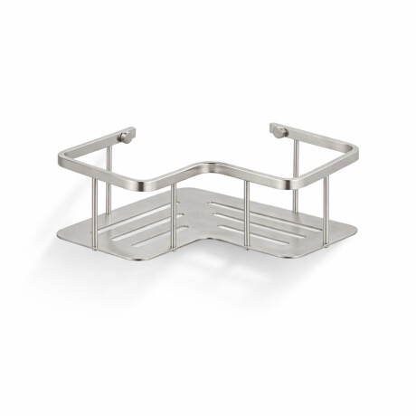 Basket – corner shelf 20x20x7 / brushed steel #1