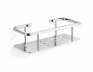 Basket – bathroom shelf 25x11x7 / polished steel