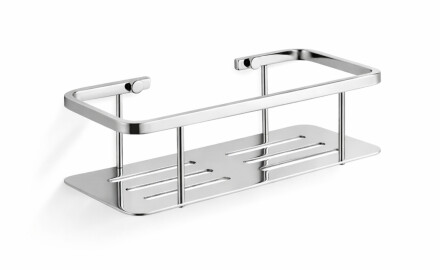 Basket – bathroom shelf 25x11x7 / polished steel