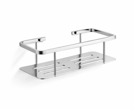 Basket – bathroom shelf 25x11x7 / polished steel
