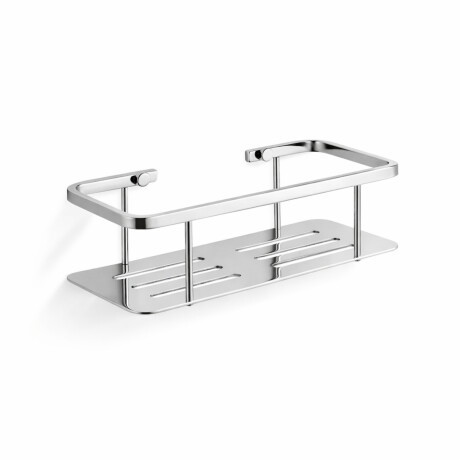 Basket – bathroom shelf 25x11x7 / polished steel #1
