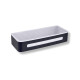 Basket 29x12x5.5 / matt black / white plastic liner #1