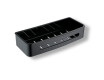 Basket 29x12x5.5 / matt black / black plastic insert