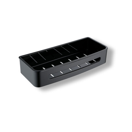 Basket 29x12x5.5 / matt black / black plastic insert #1