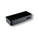 Basket 29x12x5.5 / matt black / black plastic insert #1