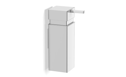 0.25L liquid soap dispenser / square / chrome