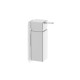0.25L liquid soap dispenser / square / chrome #1