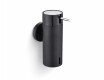 0.15L liquid soap dispenser / matt black / black pump + polished steel