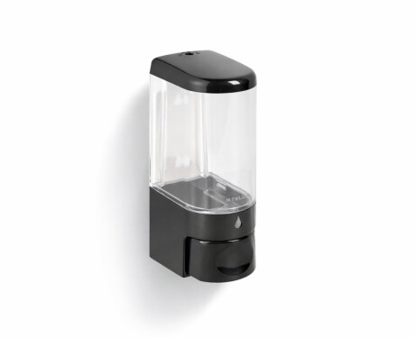 0.25L liquid soap dispenser / gloss black ABS