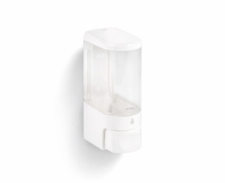 0.25L liquid soap dispenser / glossy white ABS