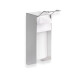 0.5L disinfectant dispenser with elbow-operated button / Matt aluminium #1