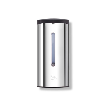 Automatic touch-free dispenser for liquid soap/hand sanitiser, 0.7L / polished steel #1