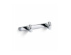 Rack – 2 towel hooks / chrome