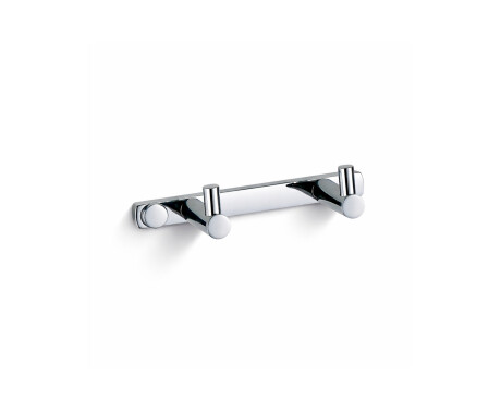 Rack – 2 towel hooks / chrome