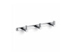Towel rail – 3 towel hooks / chrome