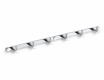 Towel rail – 6 towel hooks / chrome