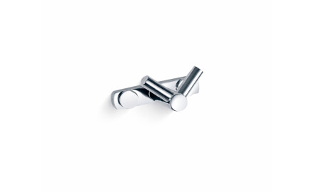Rack – 1 double towel hook / chrome