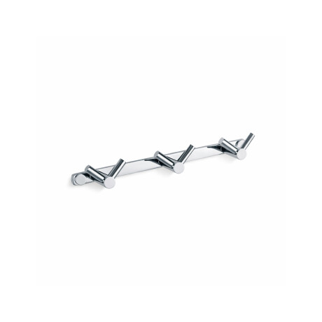 Towel rail – 3 double towel hooks / chrome #1
