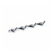Towel rail – 4 double towel hooks / chrome #1