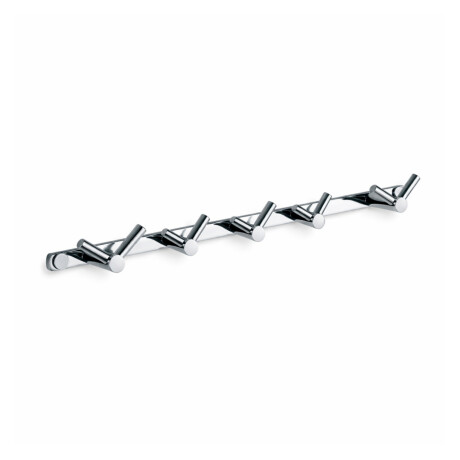 Towel rail – 5 double towel hooks / chrome #1
