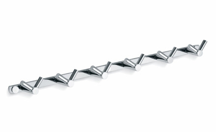 Towel rail – 6 double towel hooks / chrome