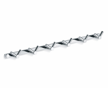 Towel rail – 6 double towel hooks / chrome