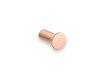 Single towel hook / rose gold finish