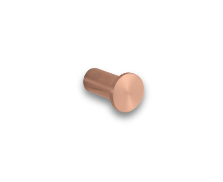 Single towel hook / rose gold brushed