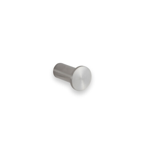 Single towel hook / brushed steel #1