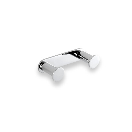 Wide rail – 2 towel hooks / chrome #1