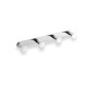 Wide rail – 4 towel hooks / chrome #1