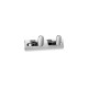 Rack – 2 towel hooks (bean-shaped) / chrome #1
