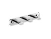 Rack – 3 flat towel hooks / chrome