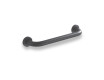 Bathroom handle, Ø25, straight, 30 / matt black